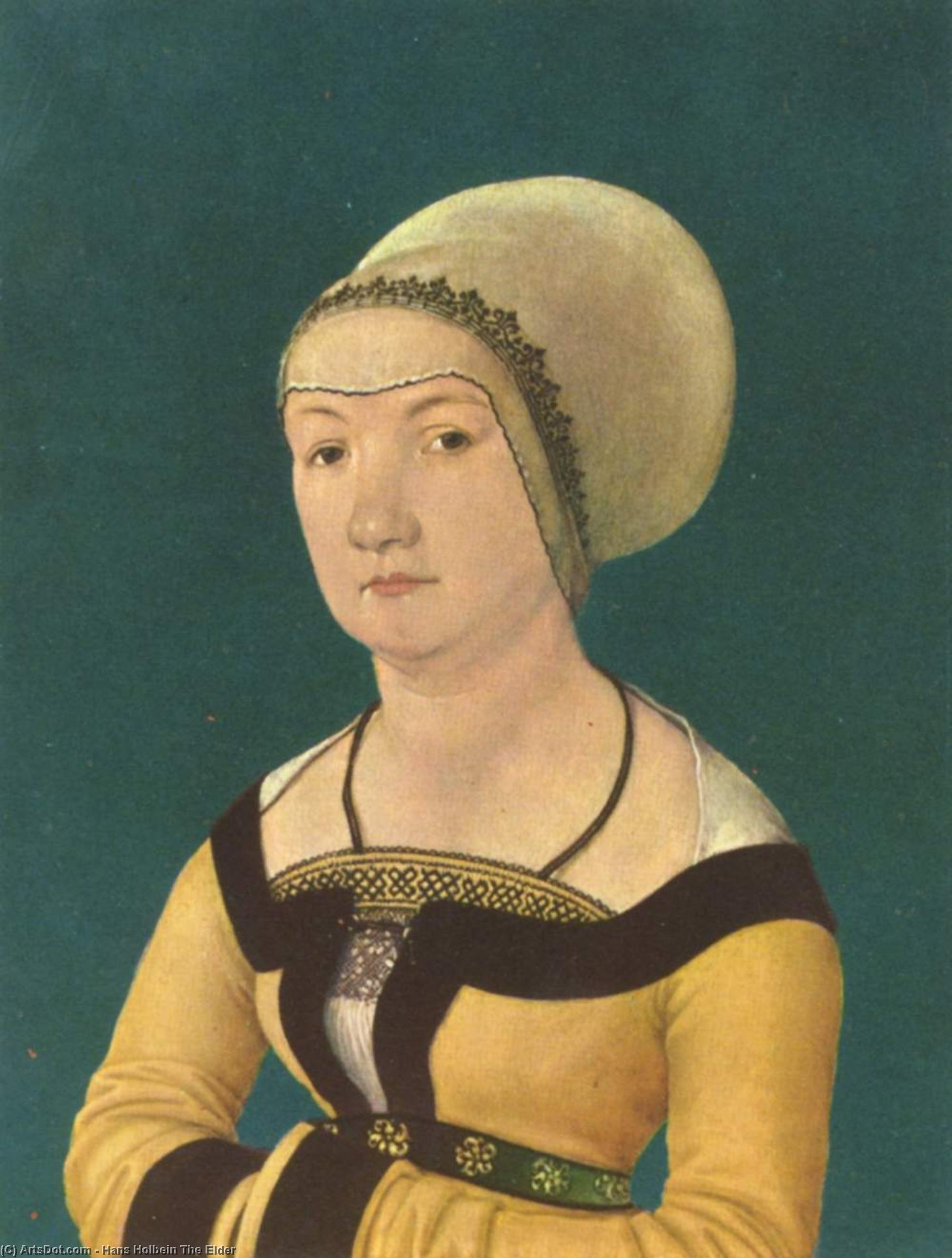 Portrait Of 34-year-old Woman — Ханс Холбајн Старији