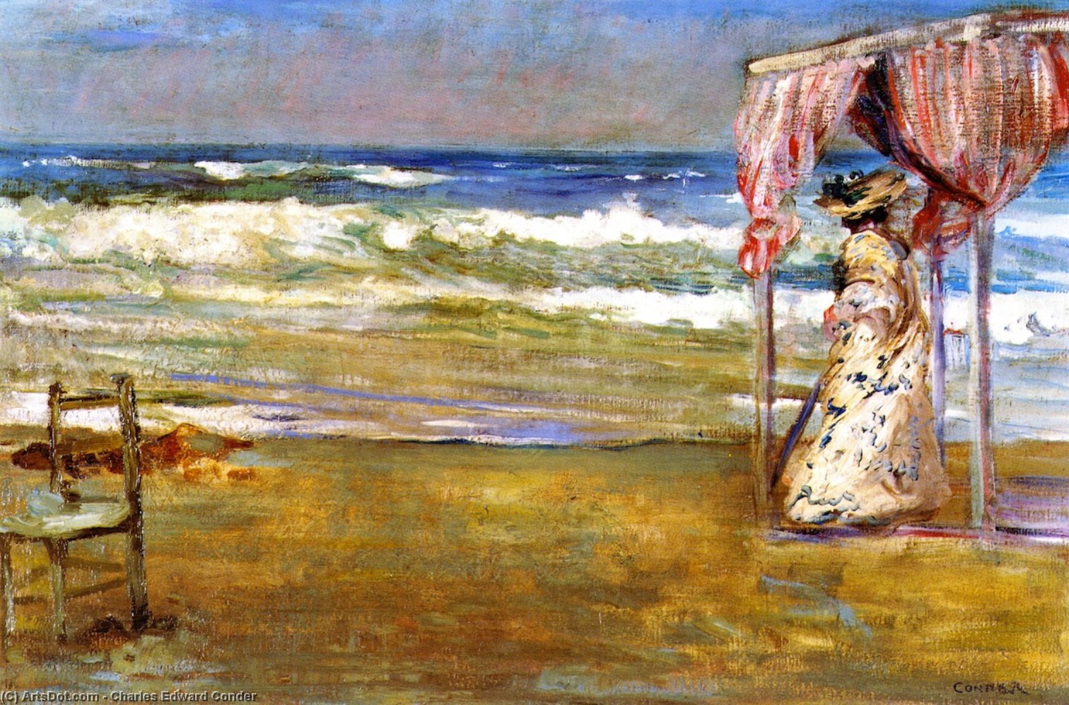 The Solitary Shore — Charles Edward Conder