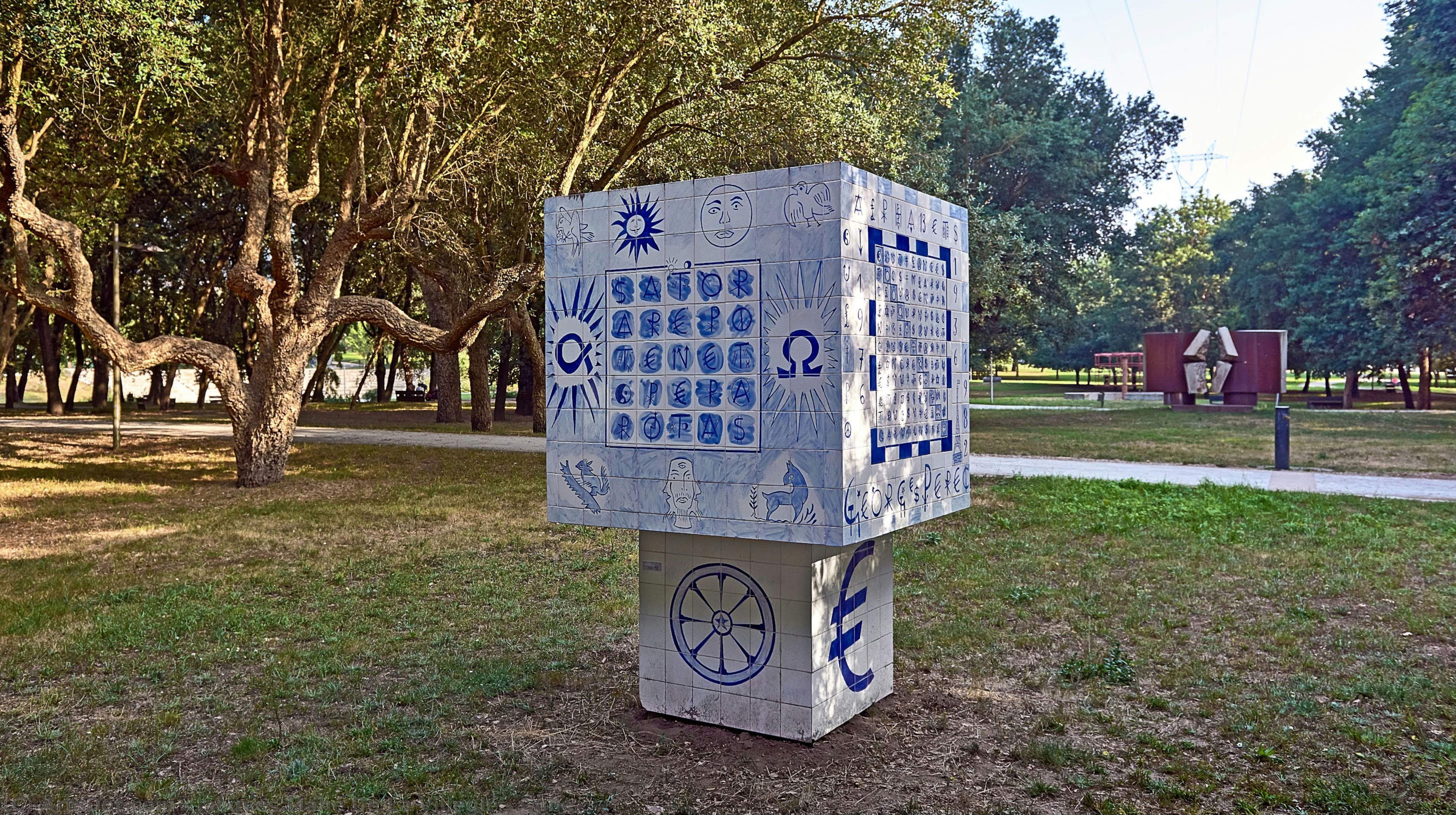 Cube — Jacques Mahé De La Villeglé