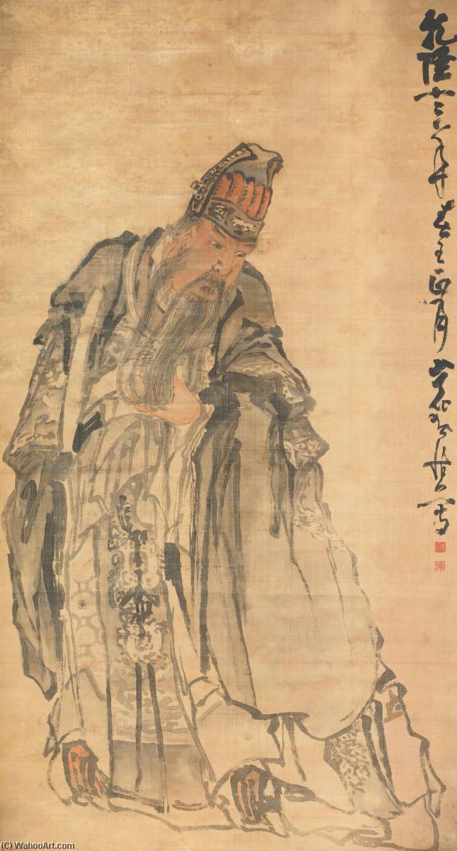 Portrait Of Guan Yu — Huang Shen