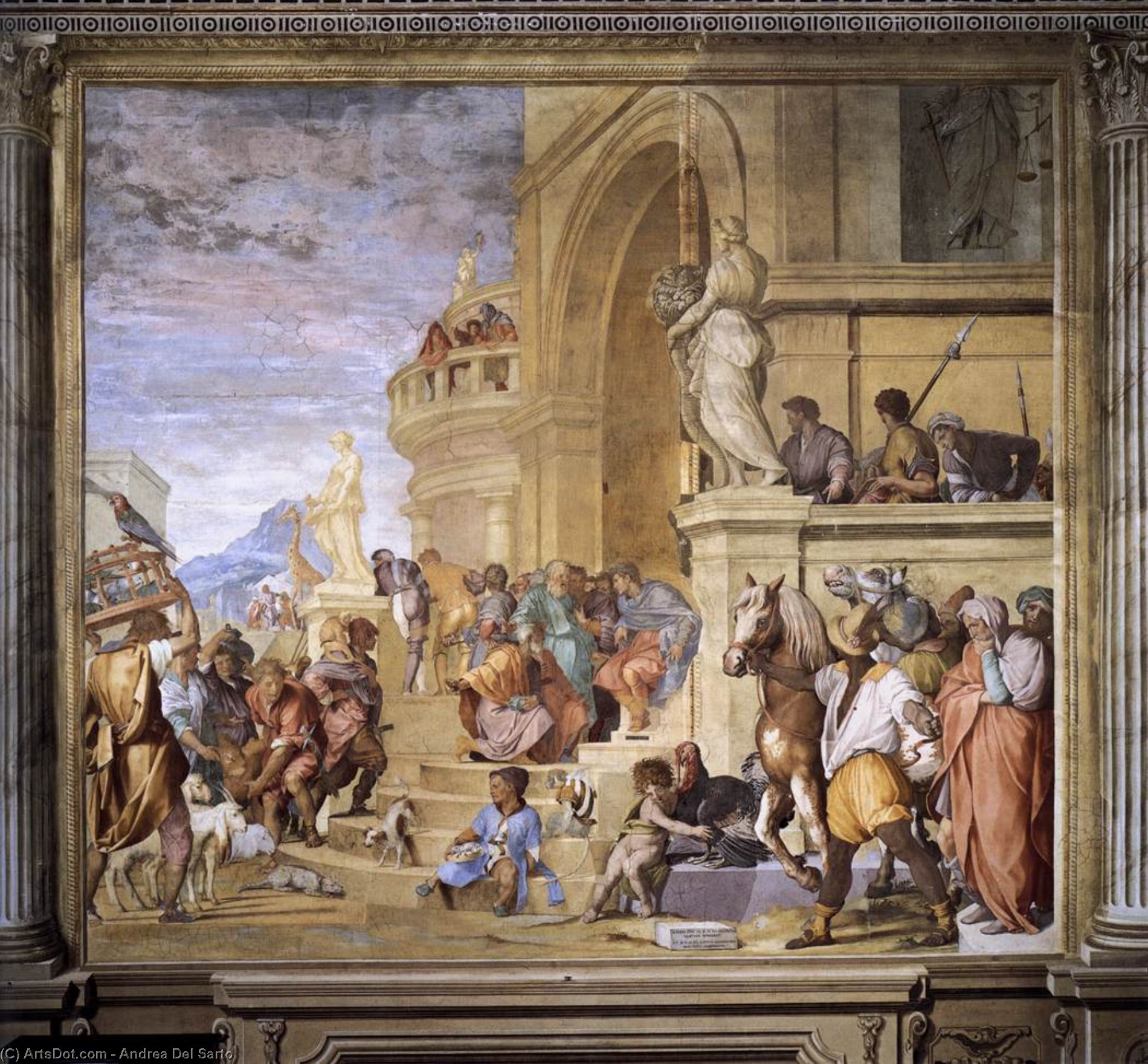Triumph Of Caesar — Андреа Дель Сарто
