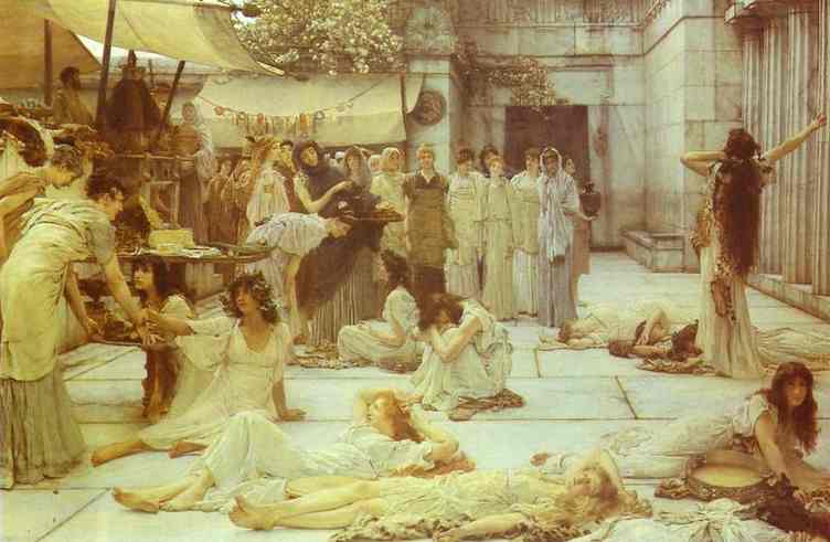 The Women Of Amphissa — Lourens Alma Tadema