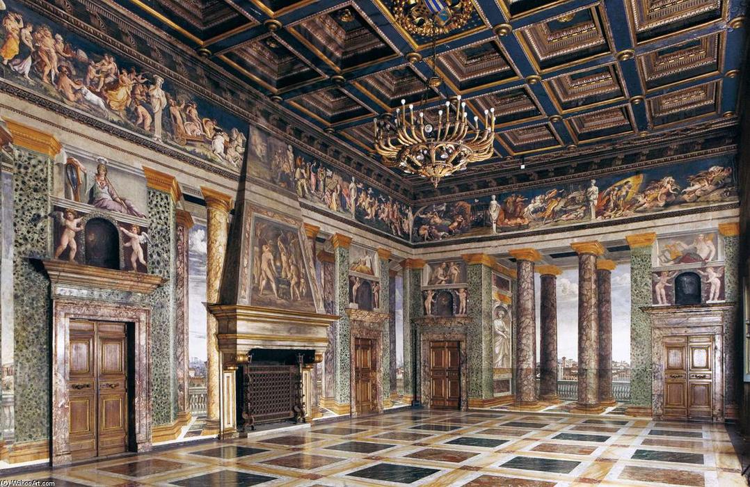 Perspective View Of The Sala Delle Prospettive — Baldassare Peruzzi