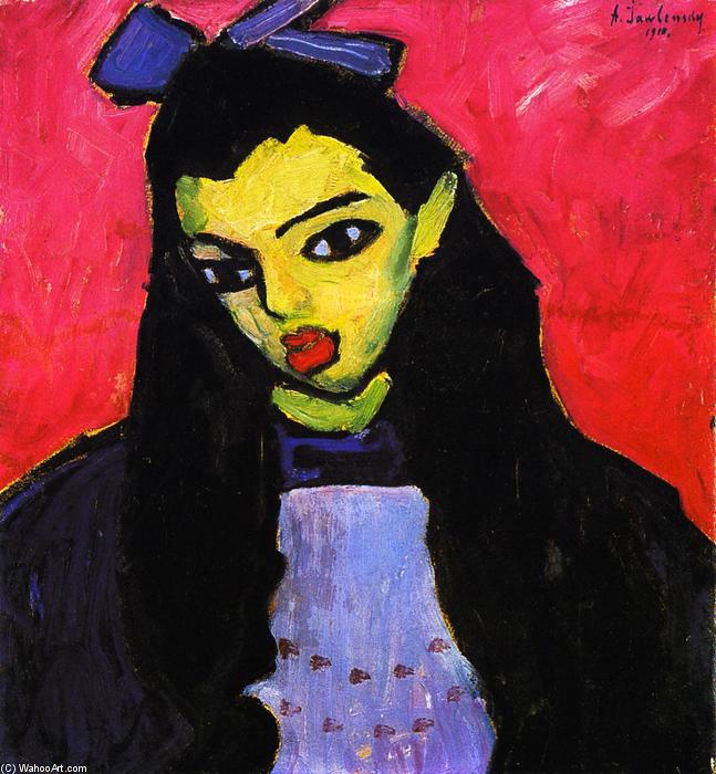 Girl With Black Hair — Alexej Von Jawlensky