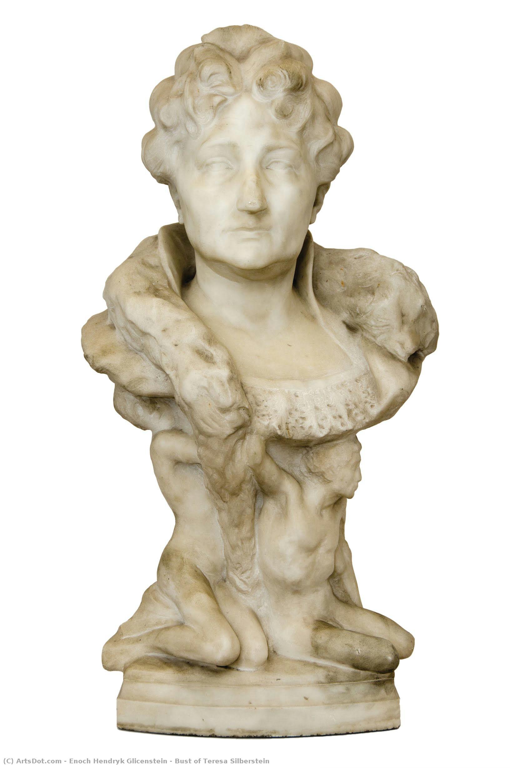 Bust Of Teresa Silberstein — Enoch Hendryk Glicenstein