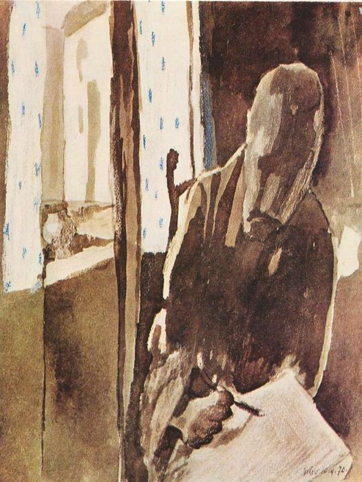 The Signatories To The Window (the Artist At The Window) — Paul Klee