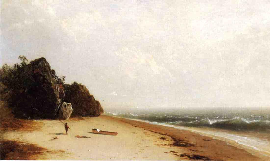 Beach At Newport — John Frederick Kensett