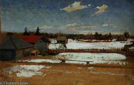 Tumenev's Estate — Andrei Petrovich Ryabushkin