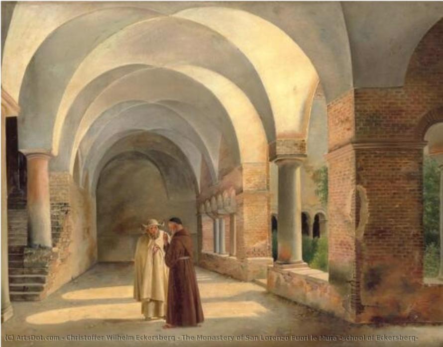 The Monastery Of San Lorenzo Fuori Le Mura (school Of Eckersberg) — Christoffer Wilhelm Eckersberg