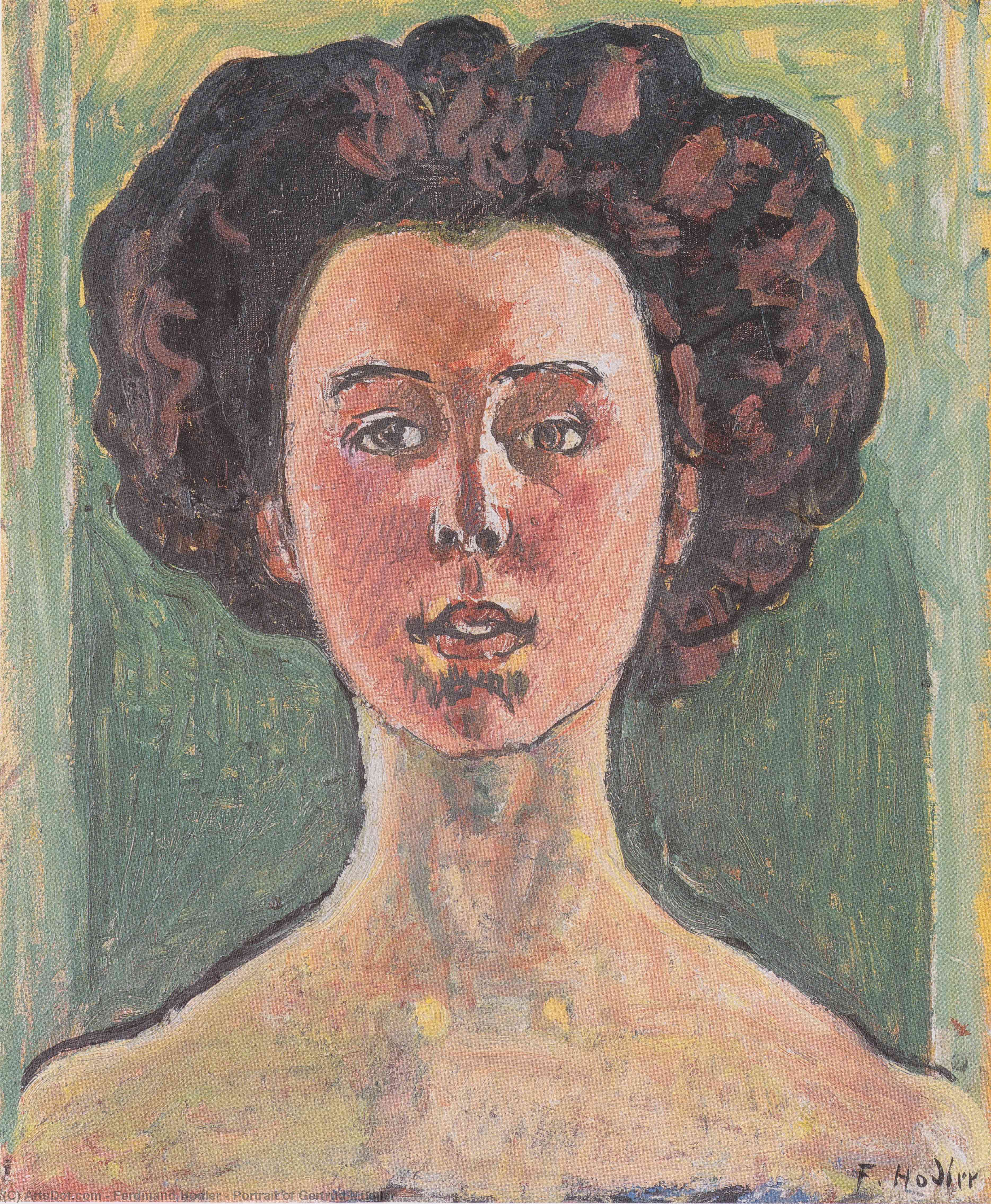 Portrait Of Gertrud Mueller — Ferdinand Hodler