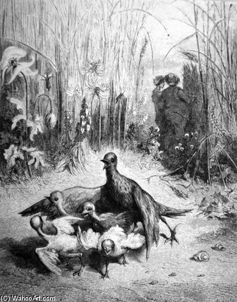 The Fable Of The Lark — Paul Gustave Doré