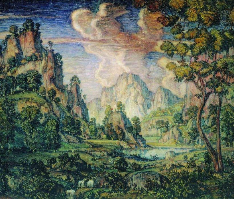 Classical Landscape — Konstantin Fyodorovich Bogaevsky