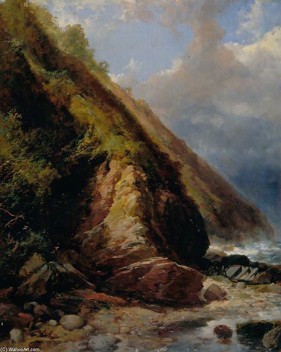 A Coast Scene — Джеймс Даффилд Харринг
