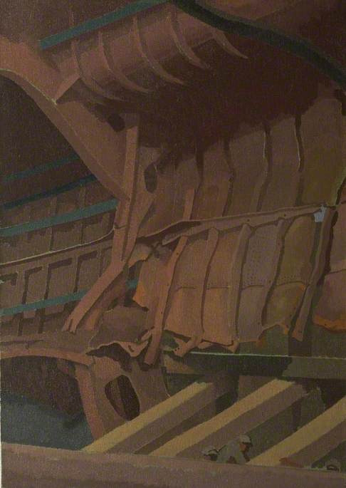 Repairing A Fracture In A Torpedoed Merchant Ship — John Wheatley