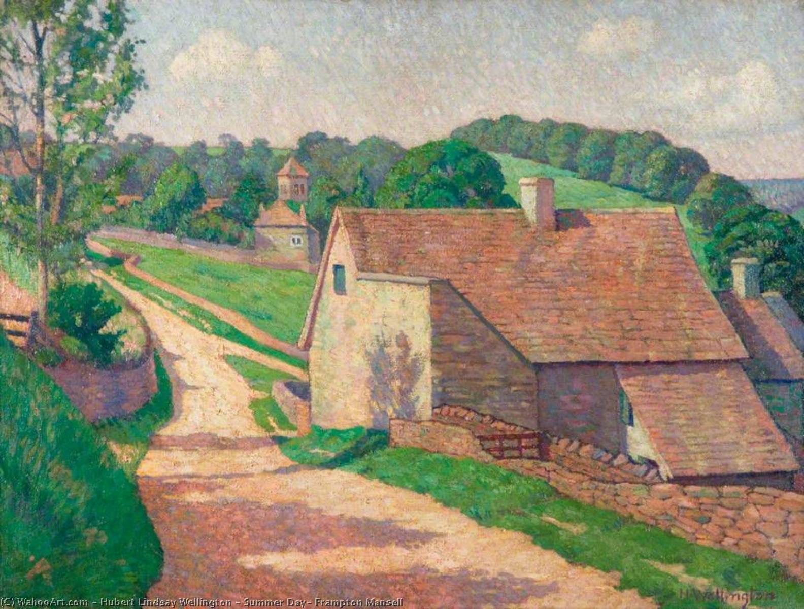 Summer Day, Frampton Mansell — Hubert Lindsay Wellington