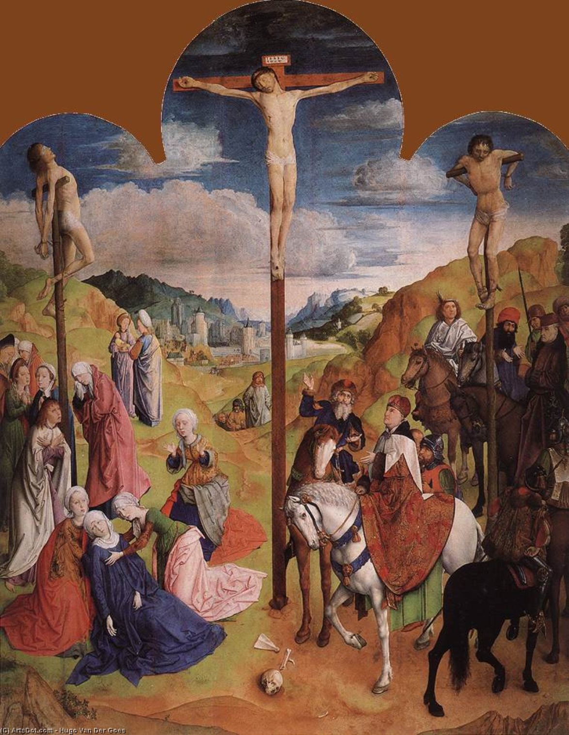 Calvary Triptych (central Panel) — Хуго Ван Дер Гойс