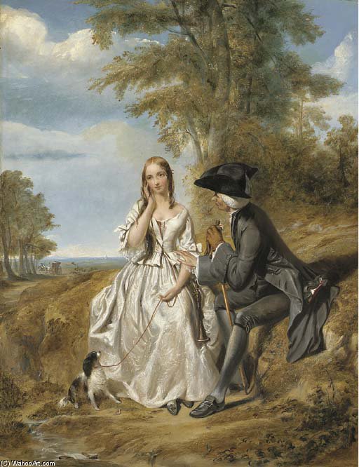 Laurence Sterne And Maria — Paul Falconer Poole