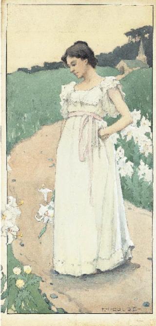 Woman In A White Dress — Eanger Irving Couse