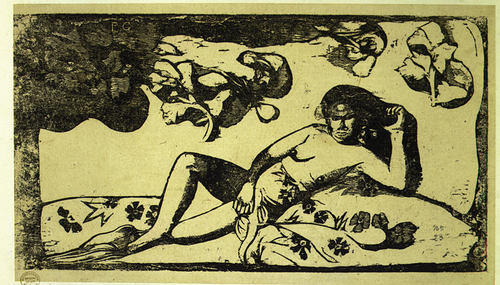 The Queen Of Beauty - Langorous — Eugène Henri Paul Gauguin