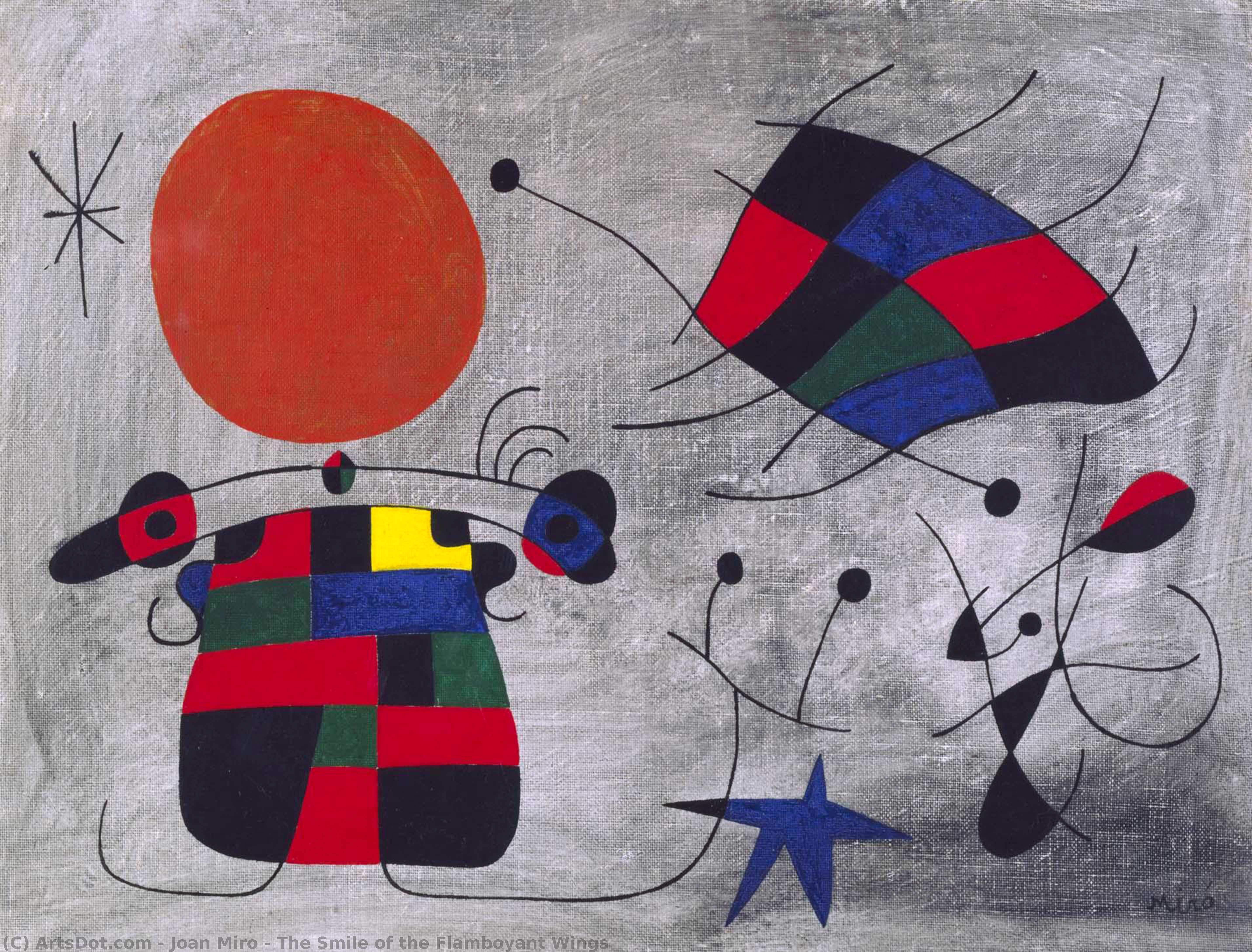 The Smile Of The Flamboyant Wings — Joan Miró