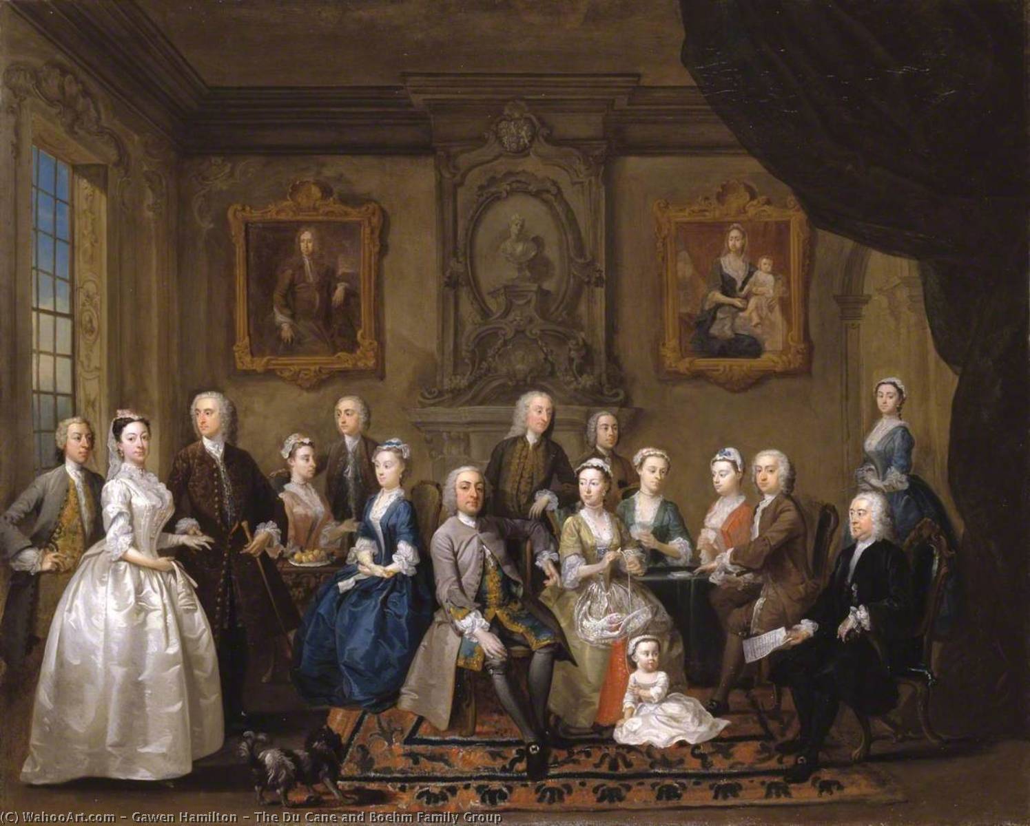The Du Cane And Boehm Family Group — Gawen Hamilton