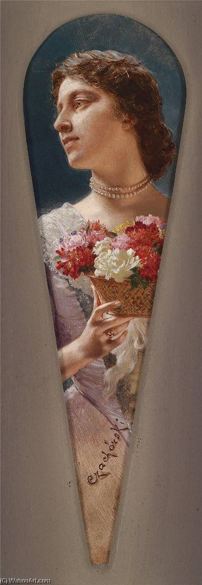 Leaf Of A Fan, Flower Girl — Wladyslaw Czachórski