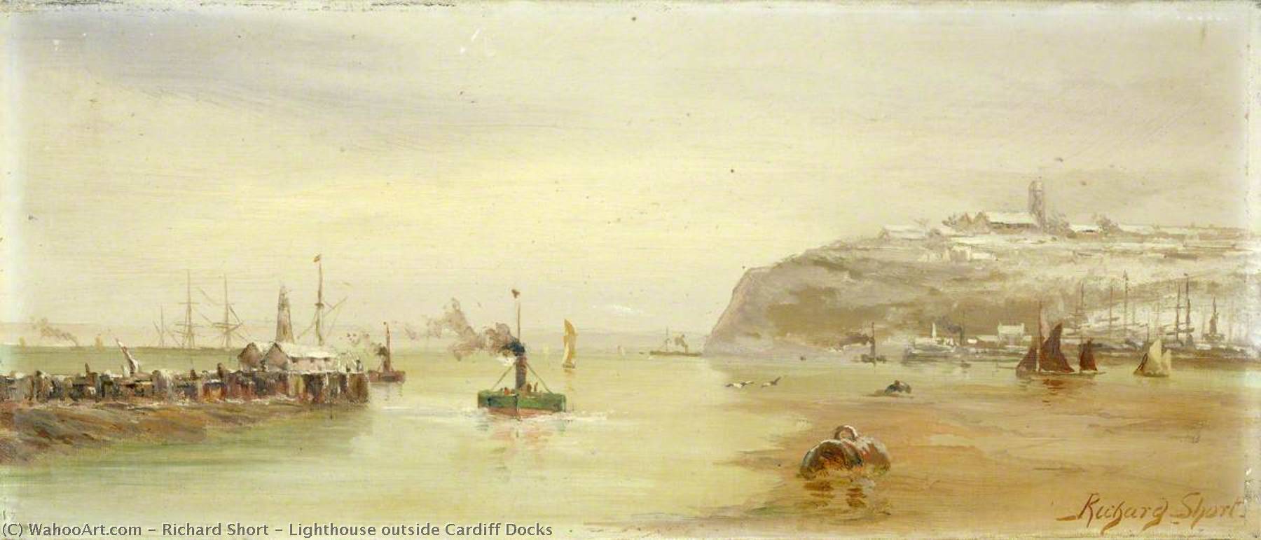 Lighthouse Outside Cardiff Docks — Richard Short