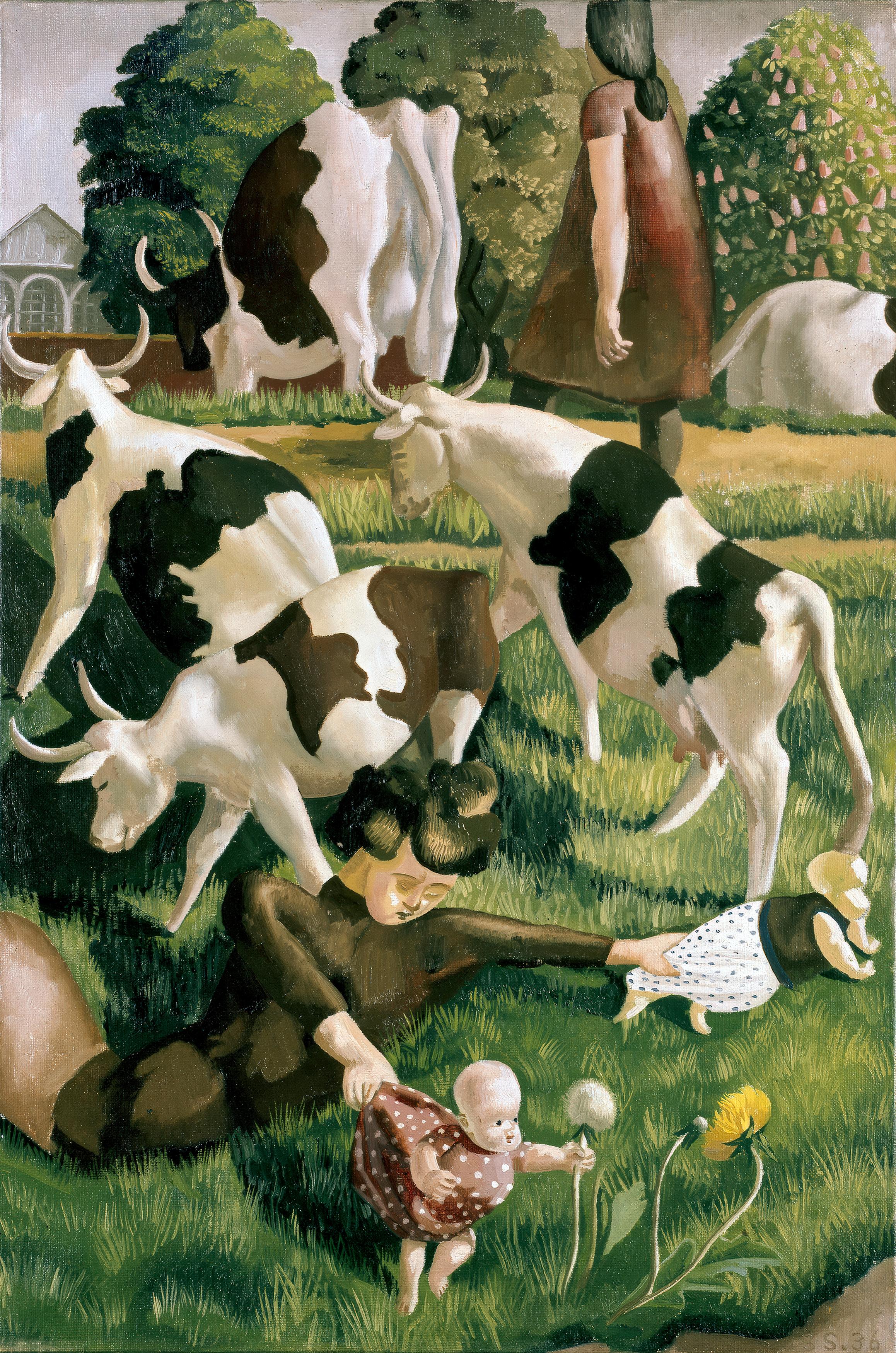 Cows At Cookham — Стивен Спенсер