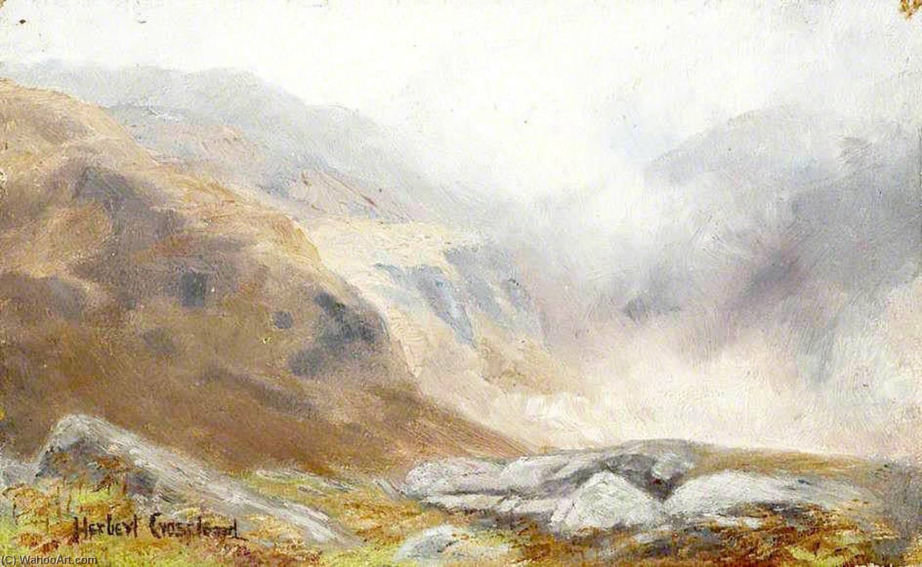 Mists Amongst The Coniston Fells — James Henry Crossland