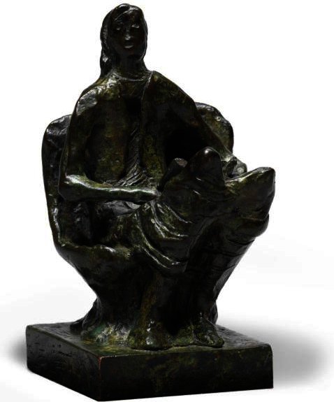 Woman Reading — Хенри Моор