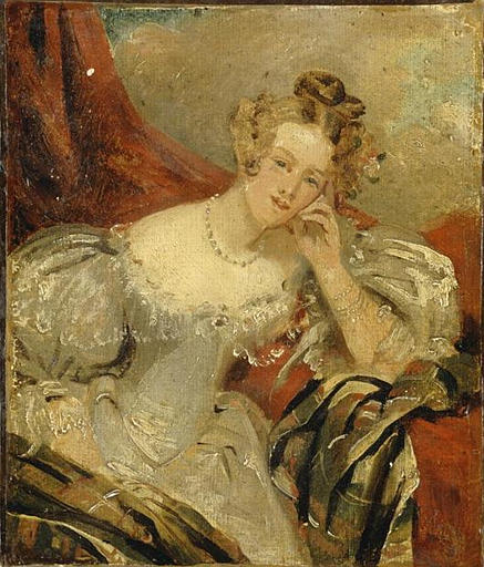 Portrait Of Young Woman — Richard Parkes Bonington