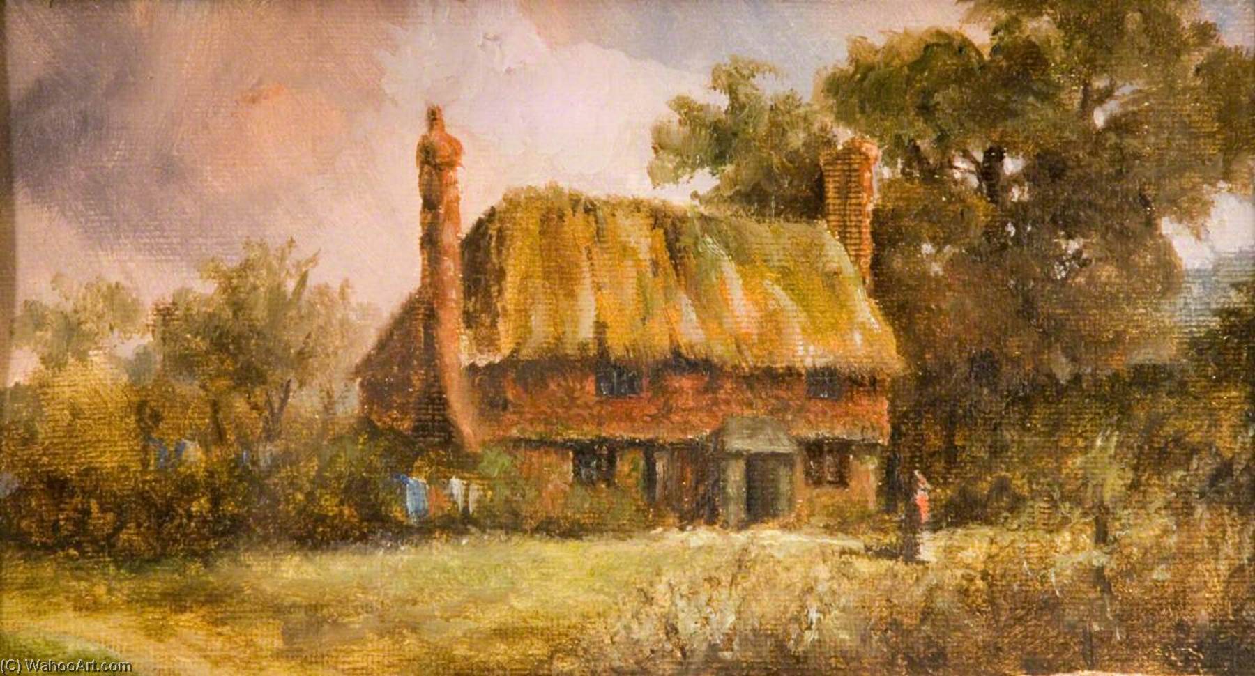 Cottage, Westhall Road (the Site Of The Artist's House 'teeton', Demolished 1898) — Charles Langton Lockton