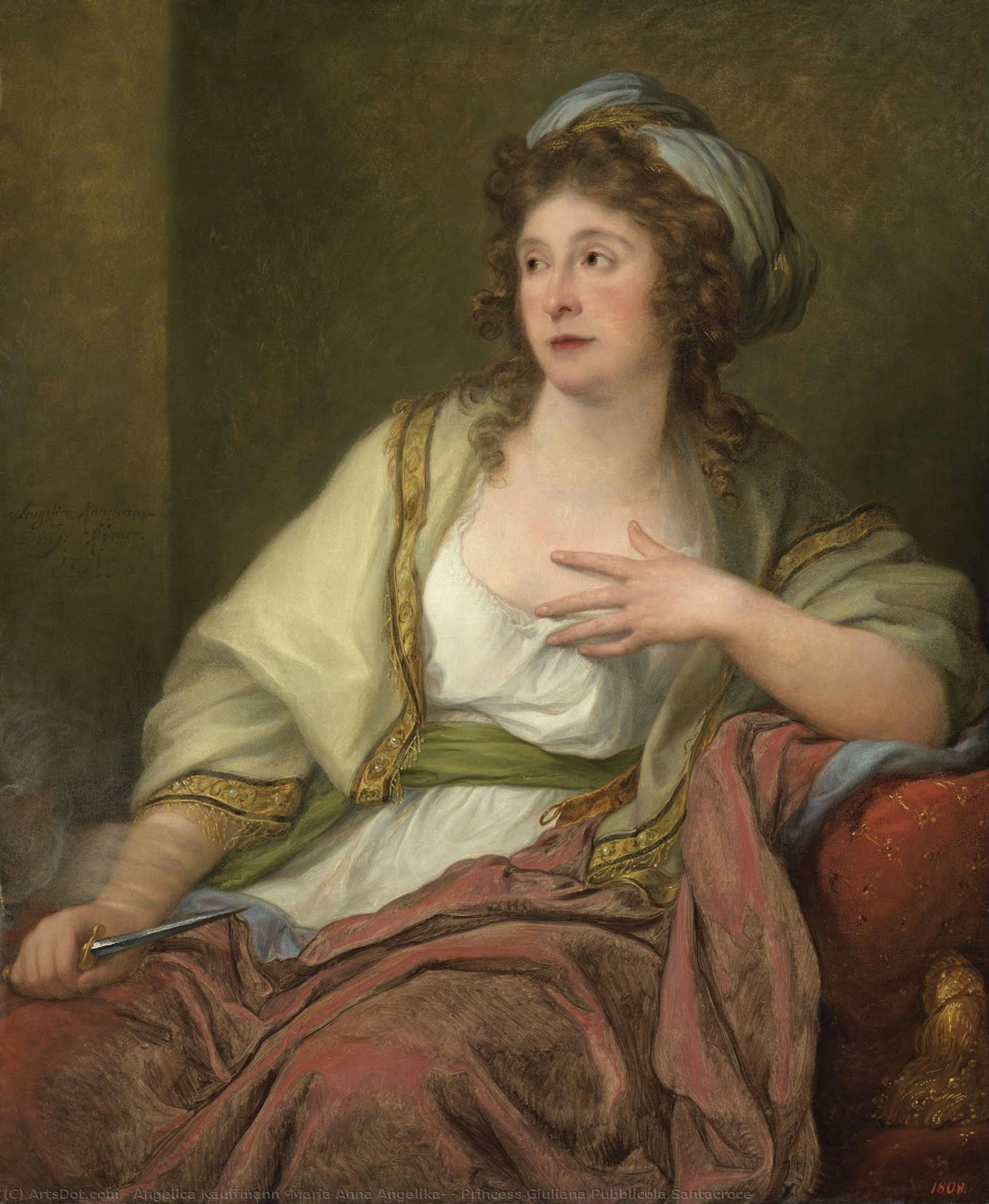 Princess Giuliana Pubblicola Santacroce — Anđelika Kaufman