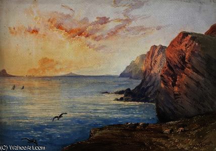 Dorset Coast At Sunset — David Hall Mckewan