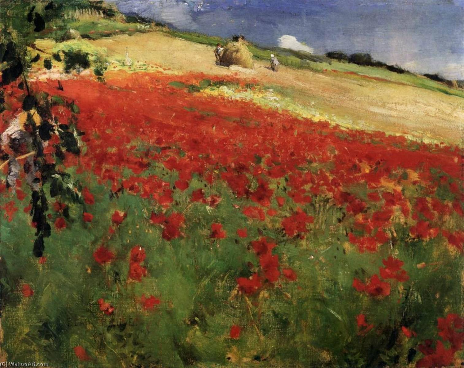 Landscape With Poppies — Уильям Блэр Брюс
