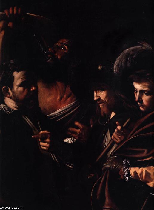 Die Sieben Taten Der Nächstenliebe (detail) — Karavaggio