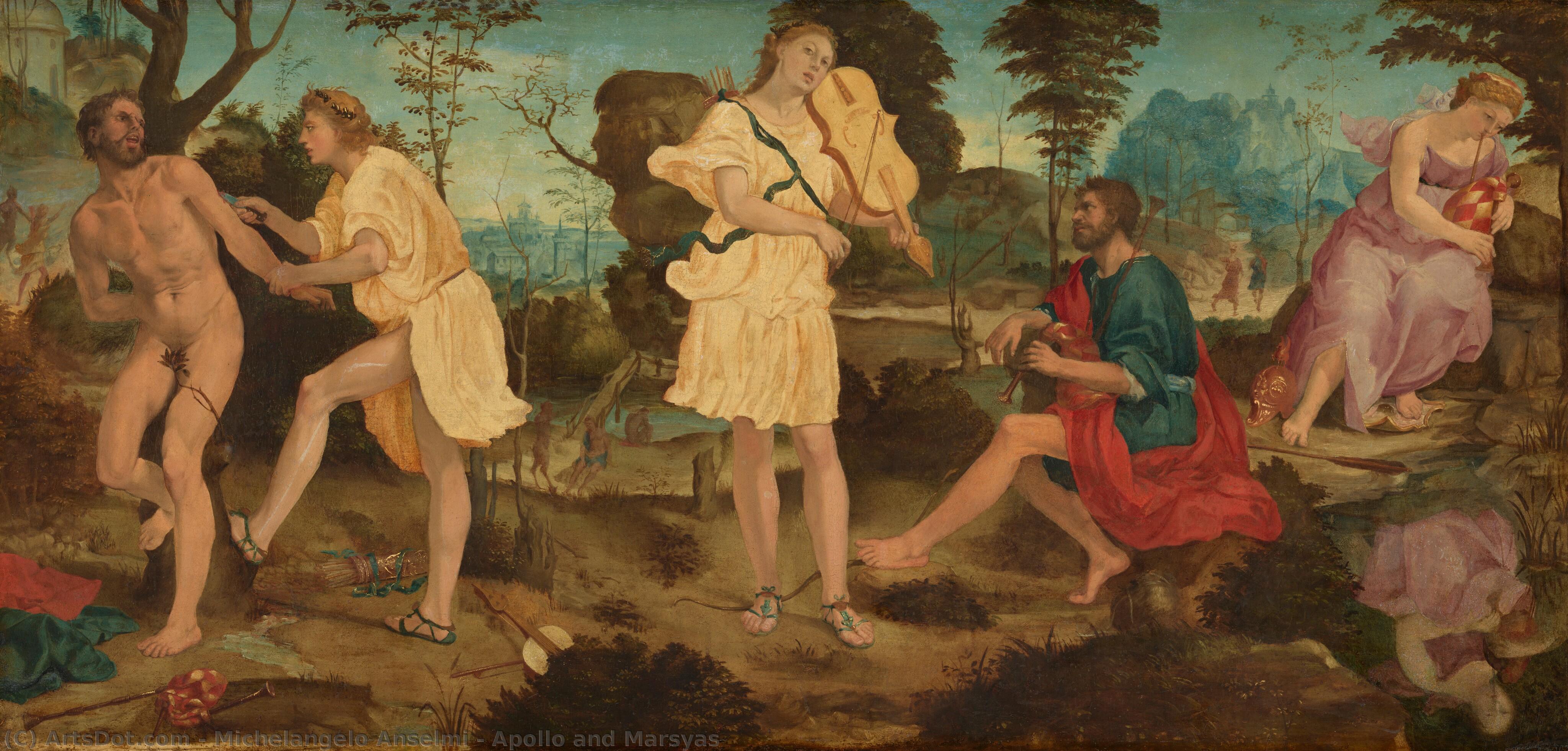 Apollo And Marsyas — Miguel Ángel Anselmi