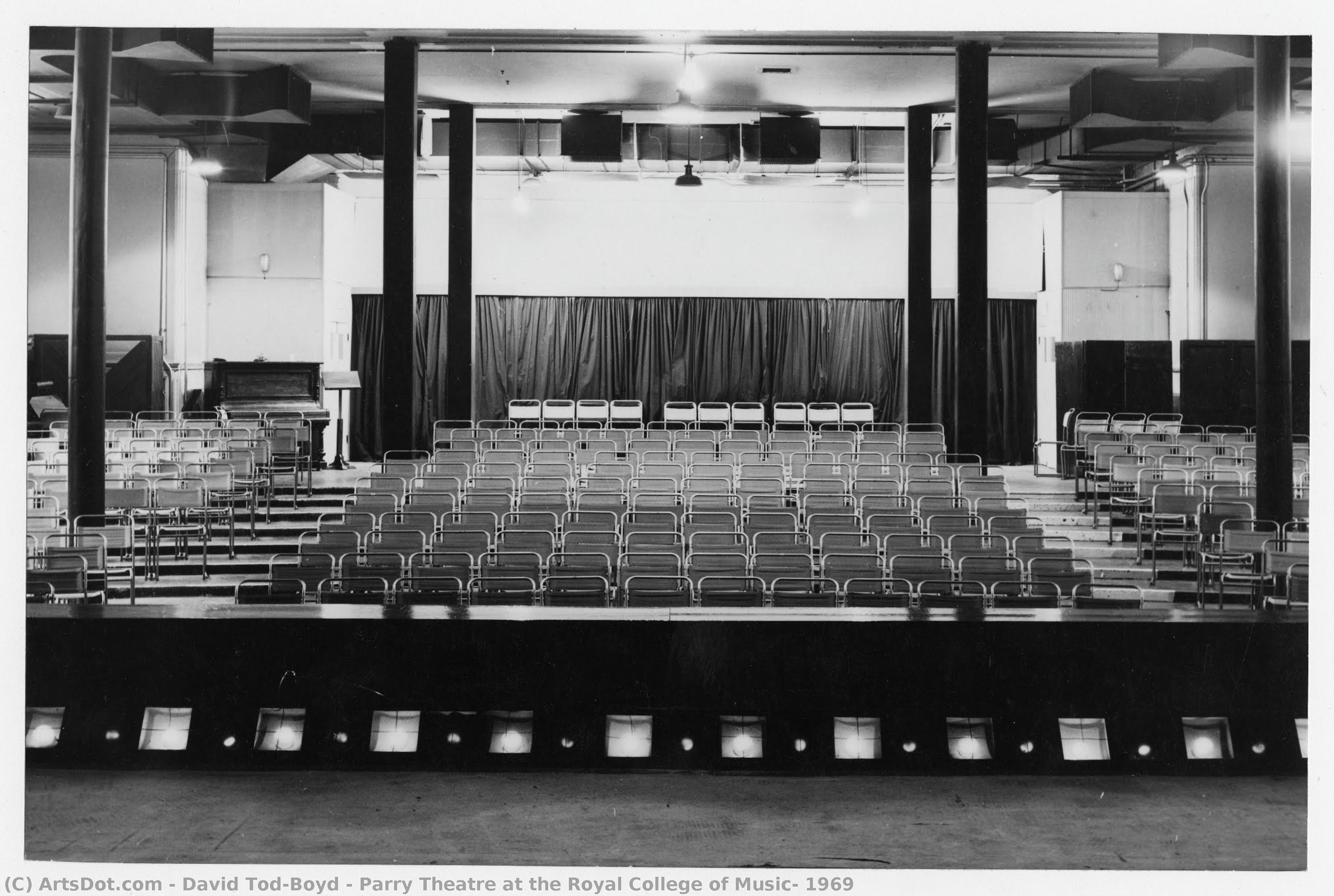 Parry Theatre At The Royal College Of Music, 1969 — David Tod-boyd