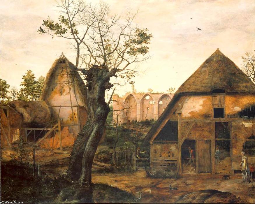 Landscape With Farm — Cornelis Van Dalem