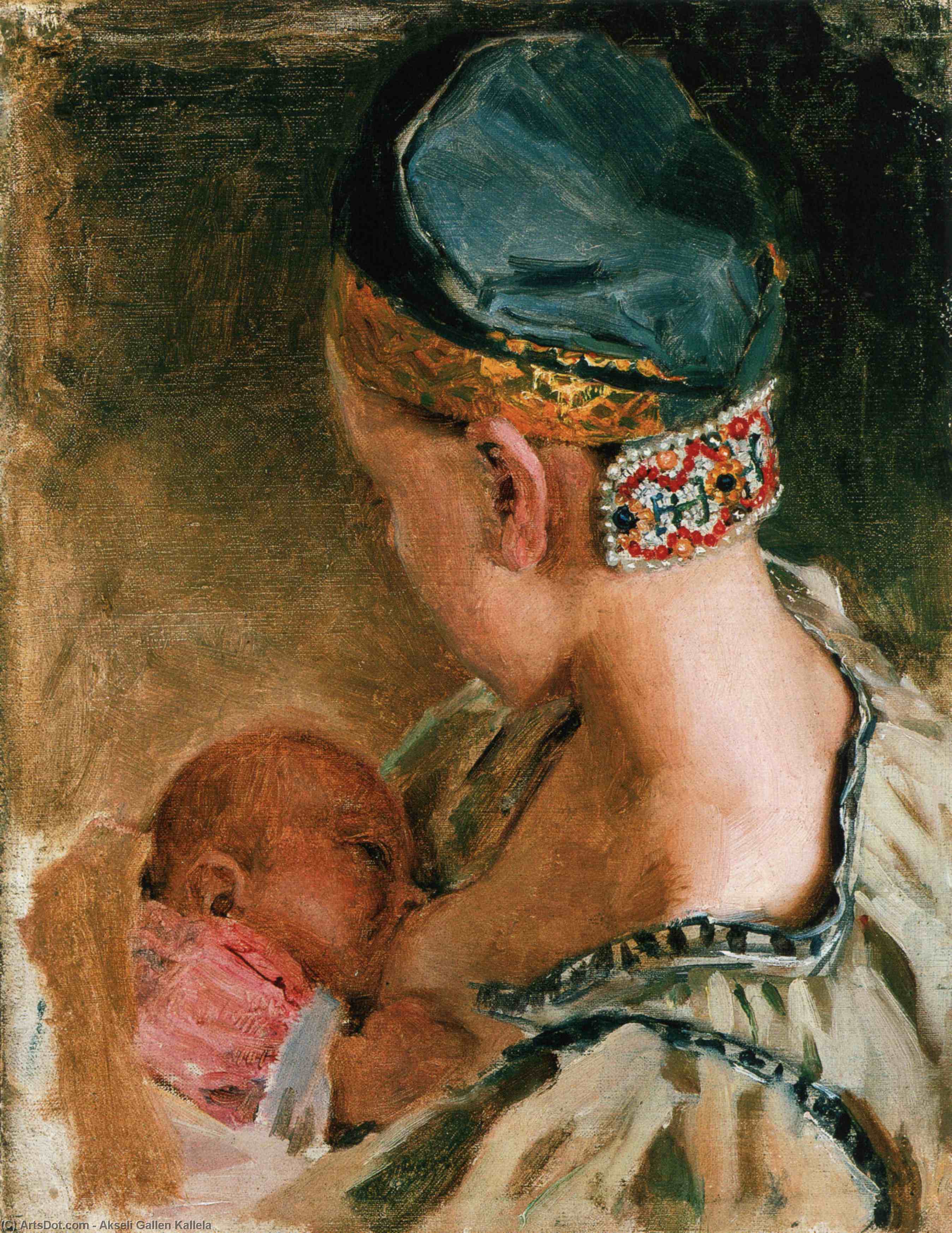 Karelian Mother — Akseli Gallen-kallela