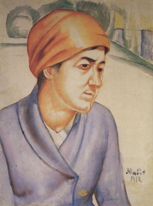 Portrait Of M.f.petrova-vodkina — Kuzma Petrov-vodkin