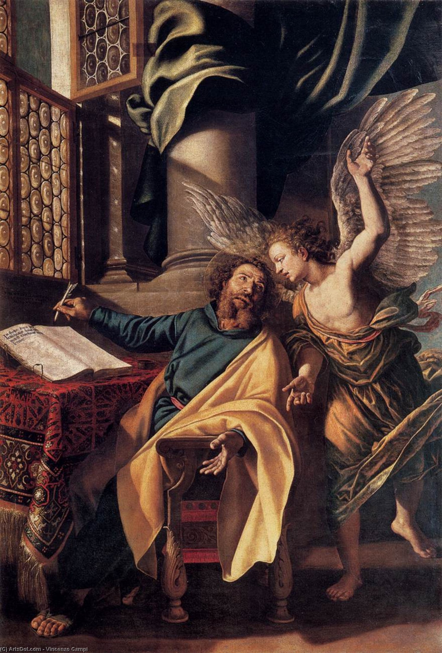St Matthew And The Angel — Vincenzo Campi