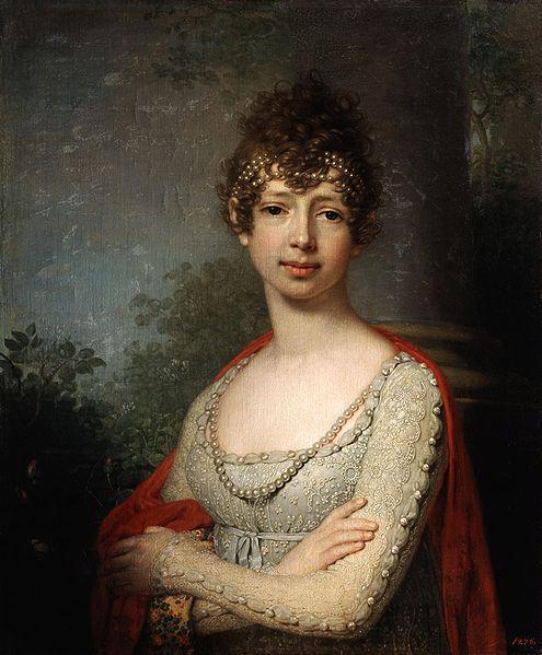 Portrait Of Grand Duchess Maria Pavlovna — Vladimir Lukich Borovikovsky