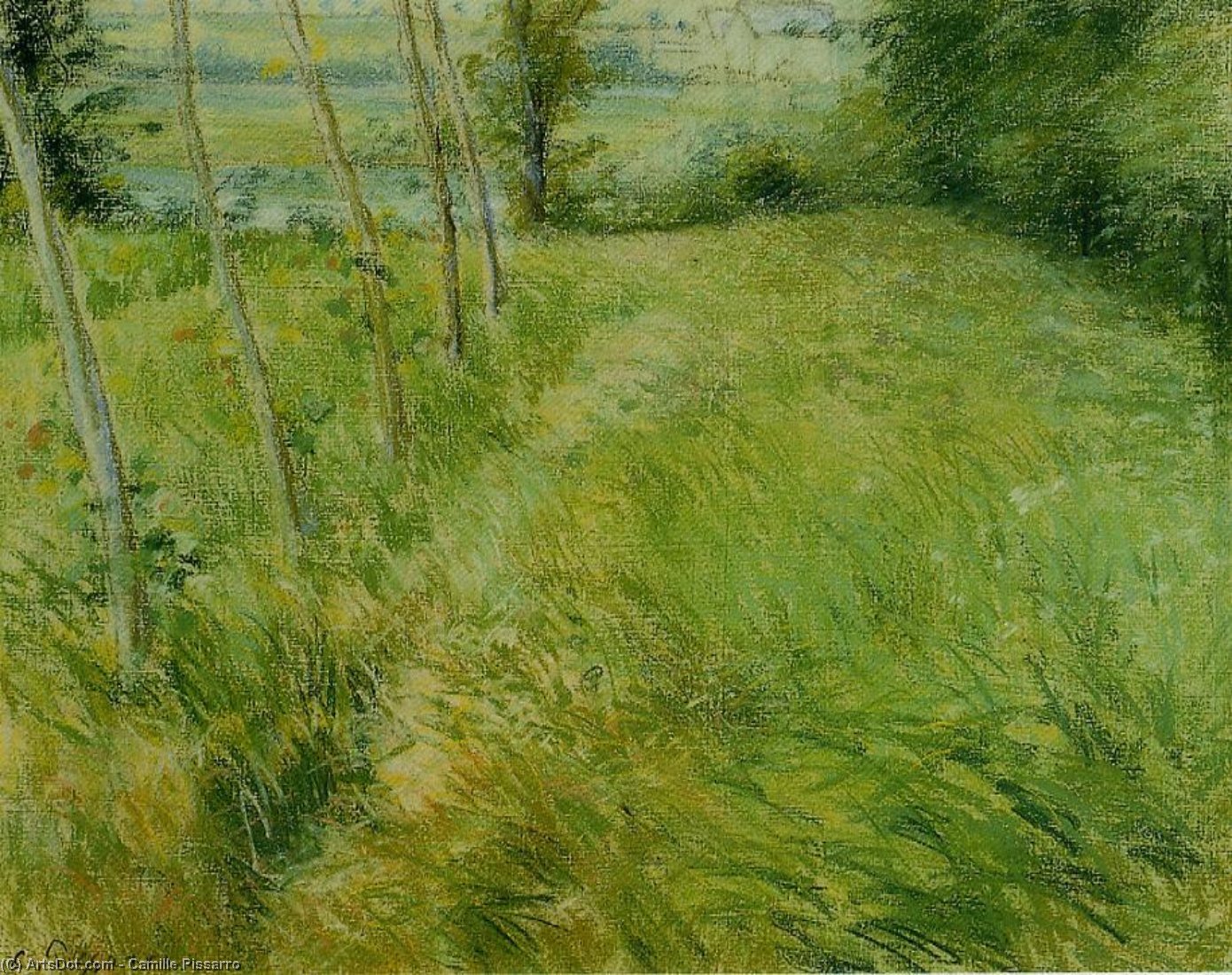 Landscape At Pontoise — Camille Pissarro