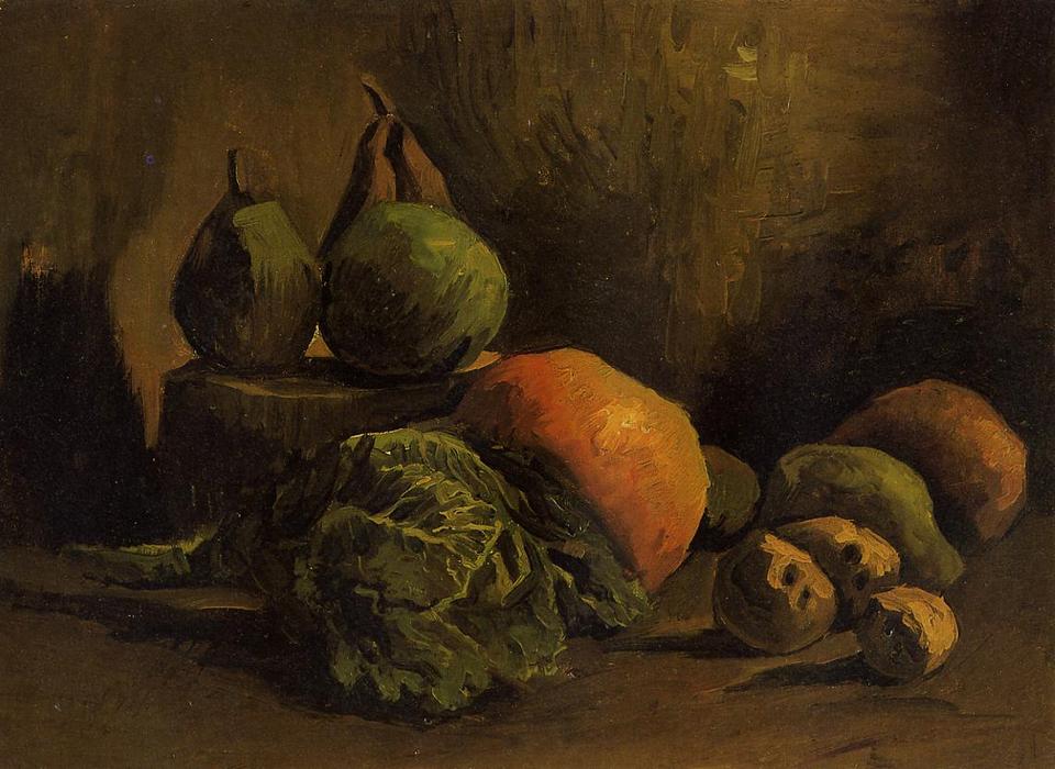 Still Life With Vegetables And Fruit — Vincent Willem Van Gogh
