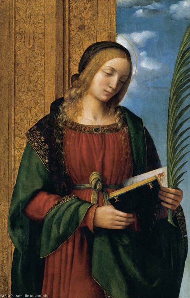 A Female Martyr — Бернардино Луини