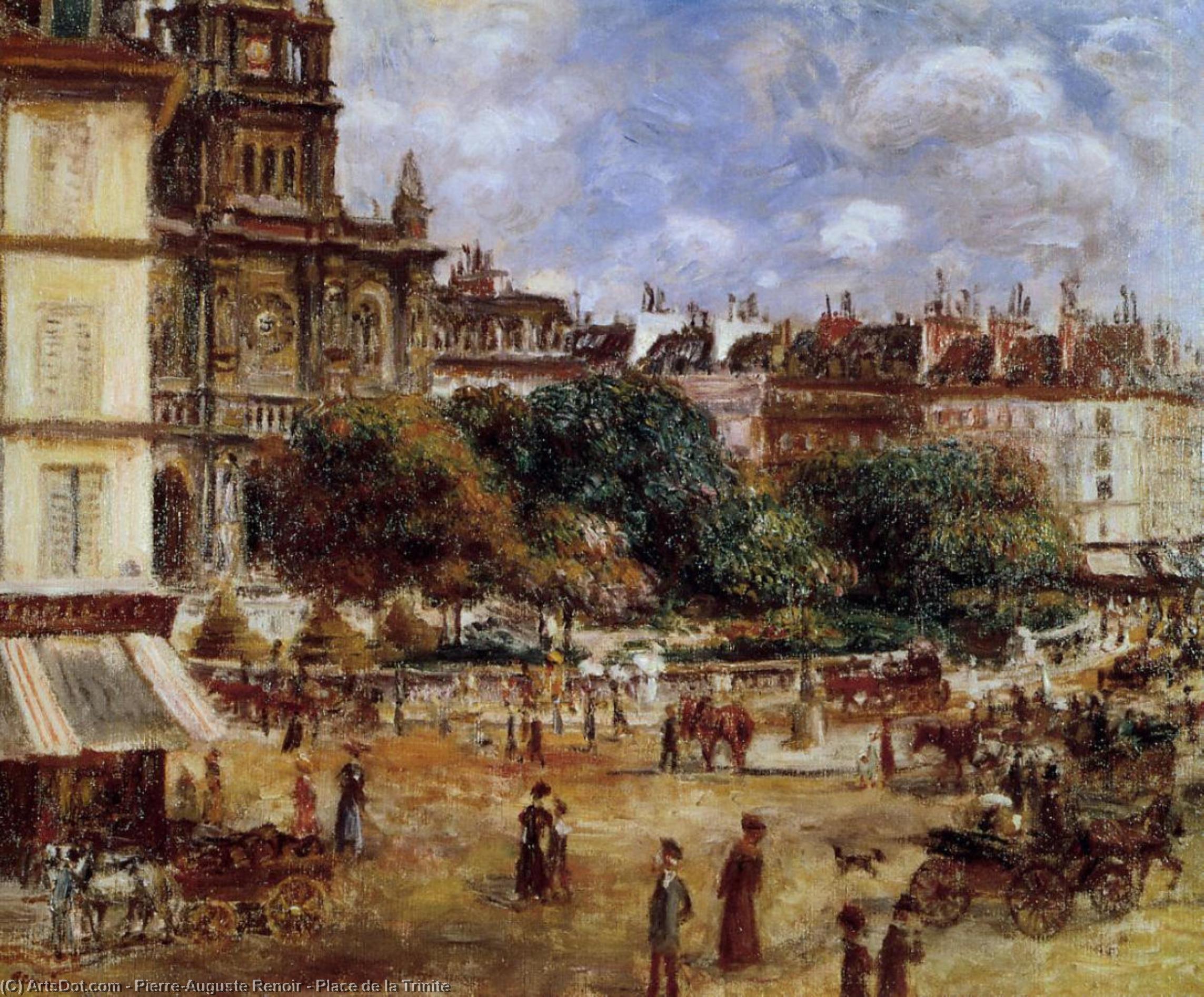 Place De La Trinite — Pierre-auguste Renoir