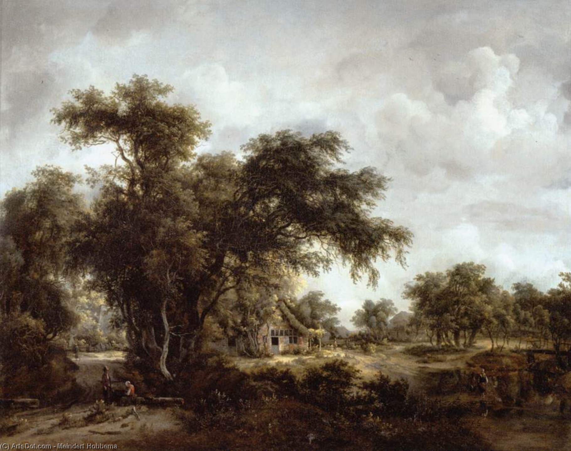Farm In The Woods — Meindert Hobbema
