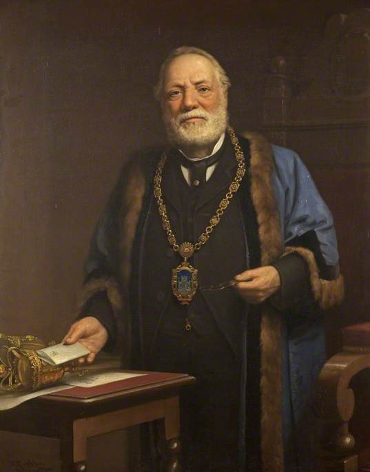 Thomas Collins, Mayor Of Tewkesbury, (1890 1892–1895) — Josiah Rushton