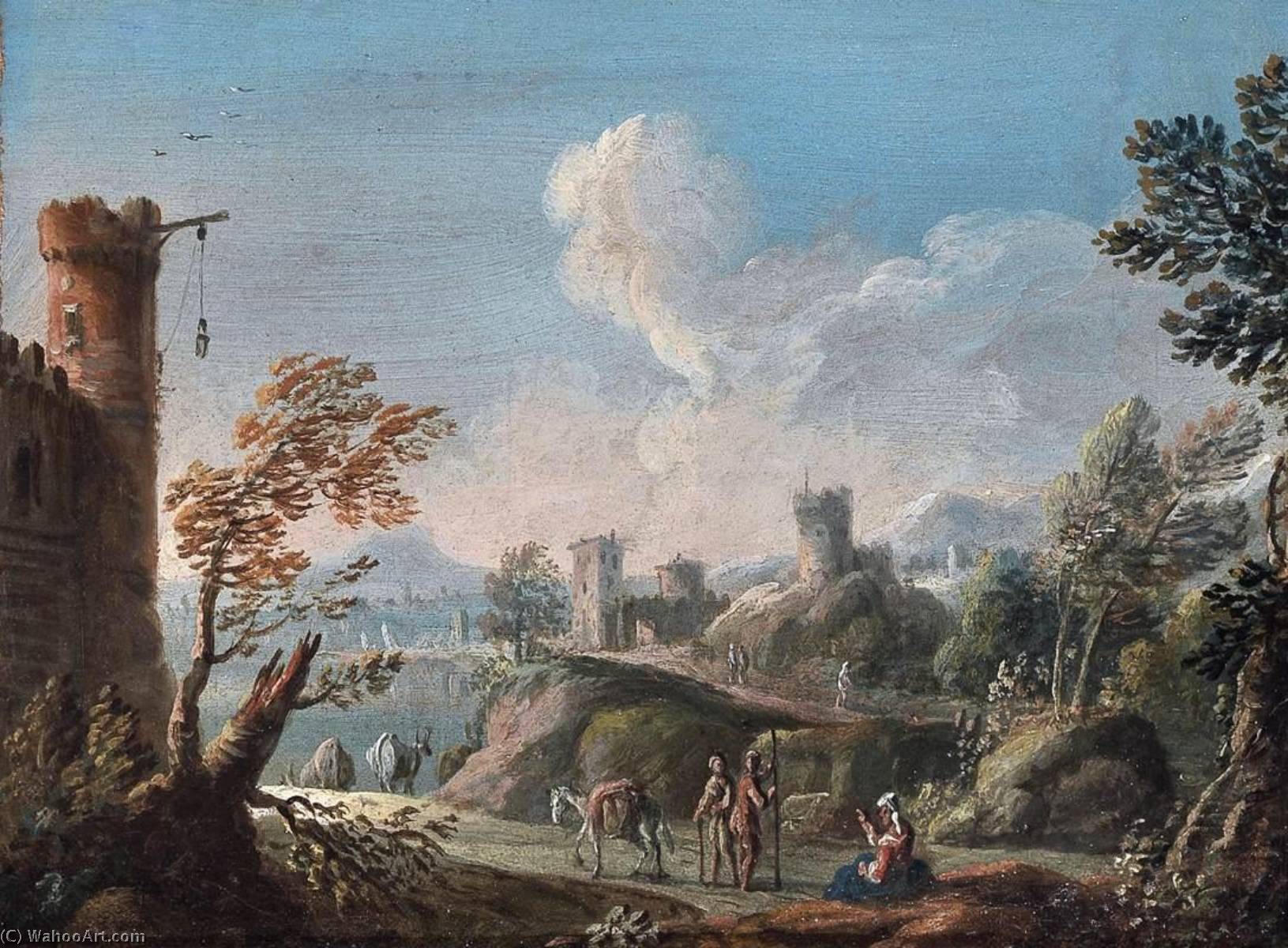 View Of The Roman Campagna — Paolo Anesi